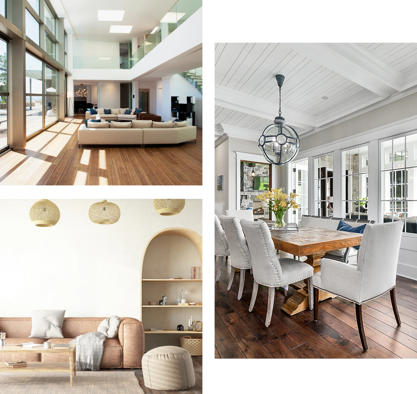 Cozy living area with neutral decor